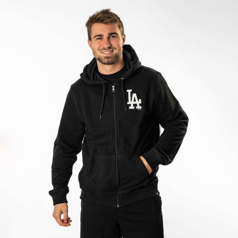 47 BRAND Mikina MLB Los Angeles Dodgers Imprint ’47 HELIX FULL ZIP Hood