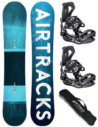 Herren Snowboard Set Blue Drifter + Bindung Master Größe XL + SB Bag-DC-Bundle