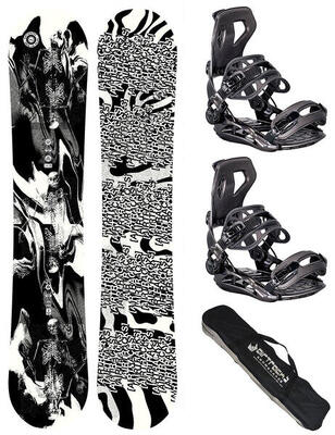 Heren snowboardset read my mind wide + binding master xl + sb tas