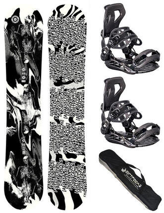 Herren Snowboard Set Read My Mind + Bindung Master Größe XL + SB Bag-DC-Bundle