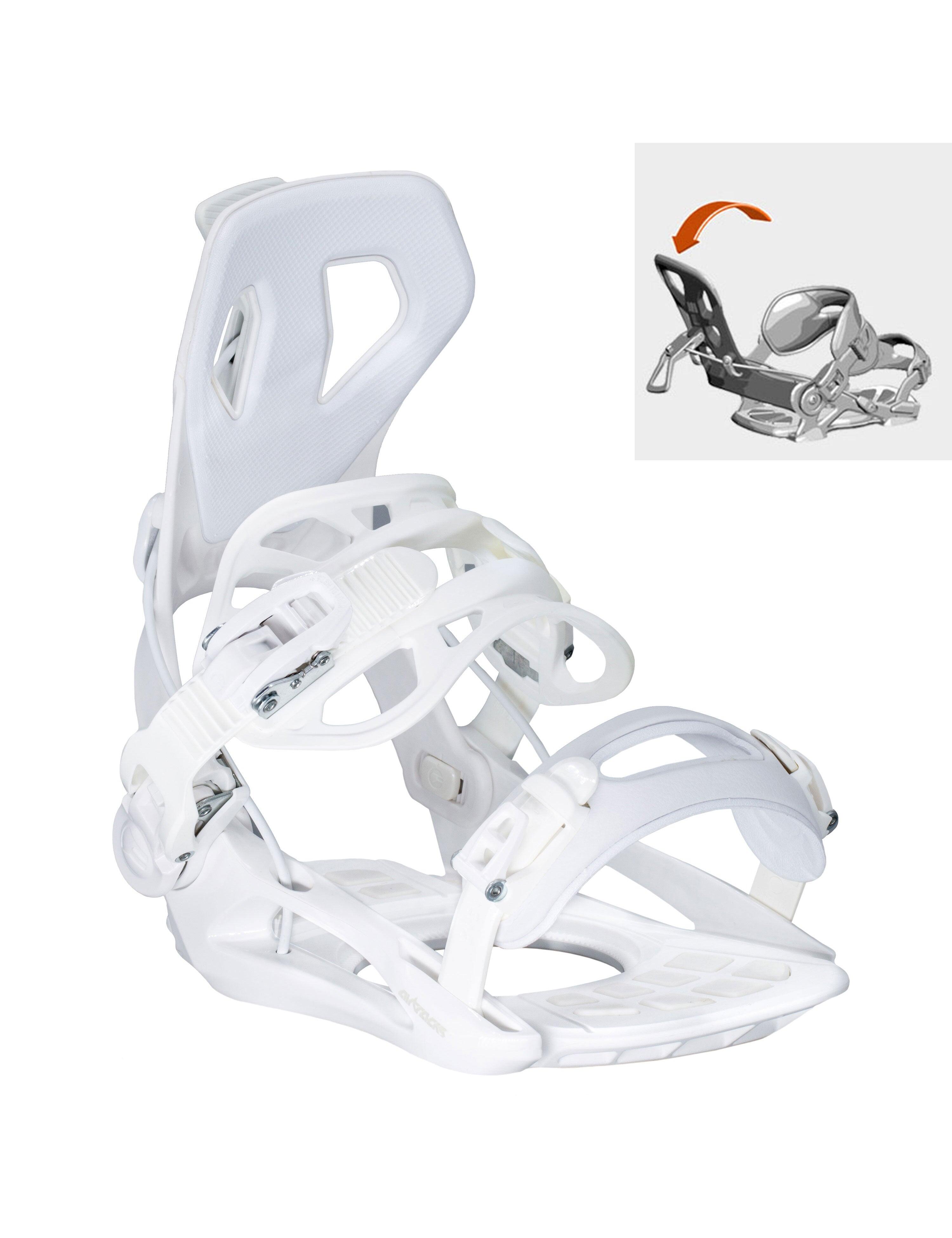 Set de Snowboard Femme: Planche Orbelus + Fixations Master W M + Sac SBa 2/3