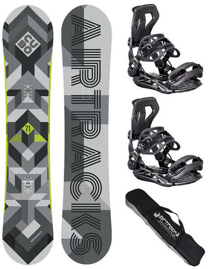 Herren Snowboard Set Cubo + Bindung Master Größe L + SB Bag-DC-Bundle