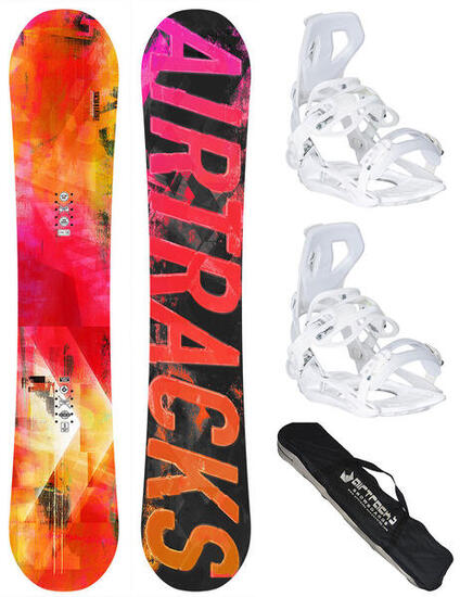 Set Snowboard Donna: Tavola Morioirs + Attacchi Master W M + Borsa SB