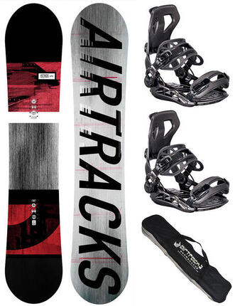 Herren Snowboard Set Waves + Bindung Master Größe L + SB Bag-DC-Bundle