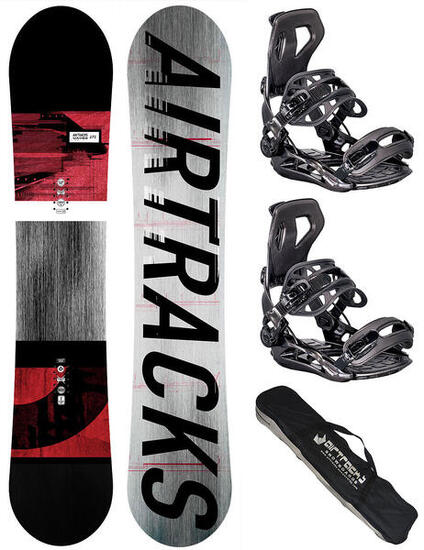 Herren Snowboard Set Waves + Bindung Master Größe L + SB Bag-DC-Bundle