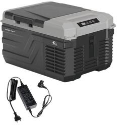 Pack EZA Glacière à compression 9 litres Camping car + Adaptateur 12/220V