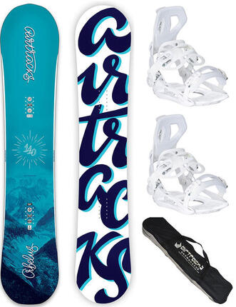 Damen Snowboard Set Orbelus + Bindung Master W Größe M + SB Bag-DC-Bundle