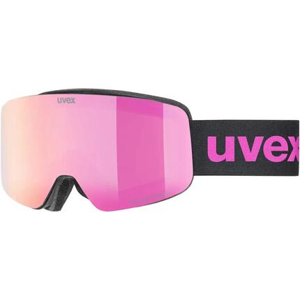 Gogle Uvex Pwdr FM Black matt/Pink