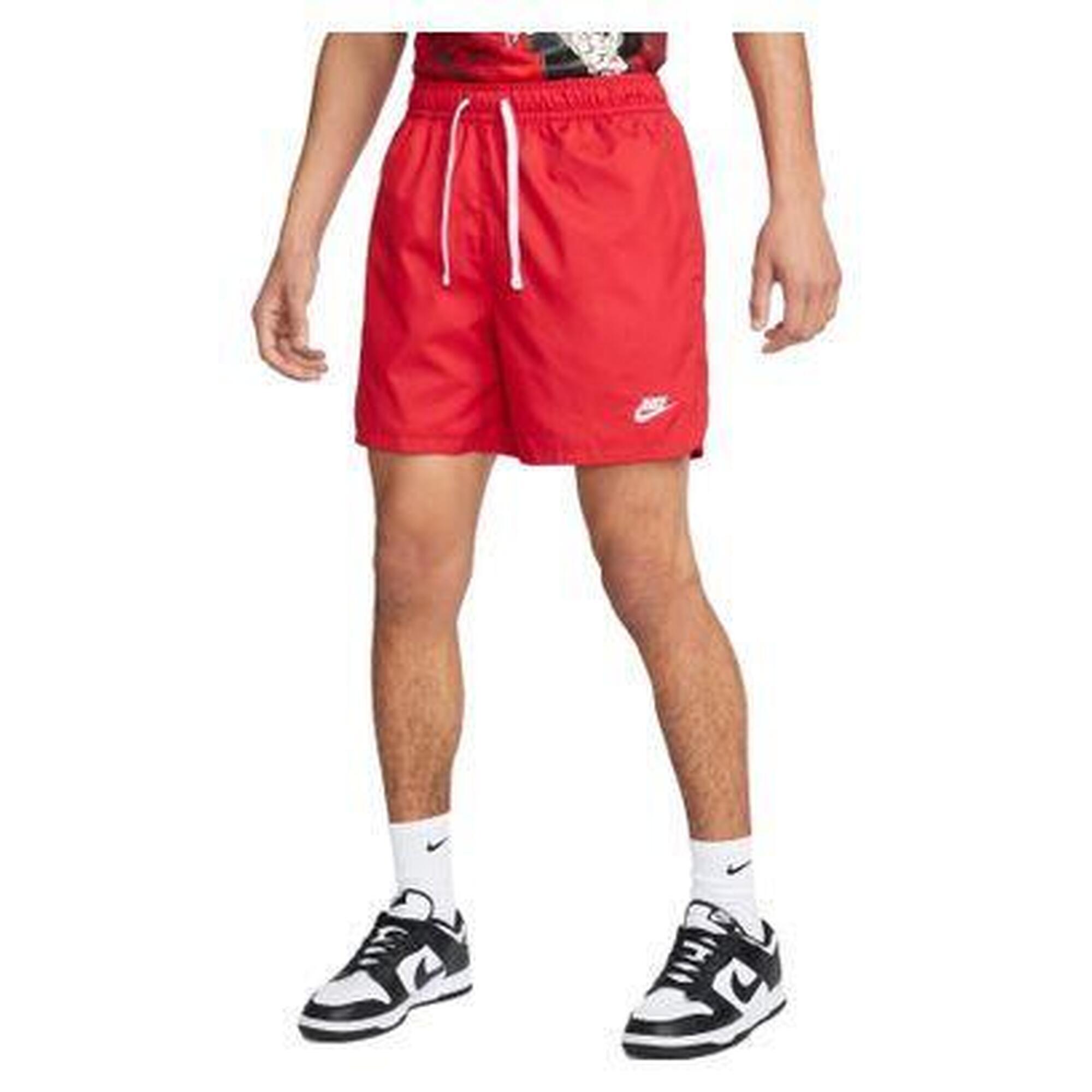 Nike - Short Nike Sportswear Woven Lined Flow Rouge - Short - Rouge - Decathlon