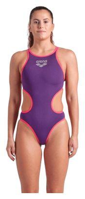 Costume da bagno Arena One Big Logo Viola/Corail Donna