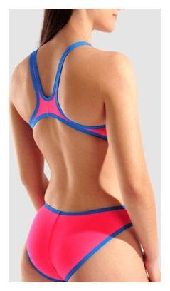 Maillot de bain Arena One Big Logo Rose/Bleu Femme 4/7