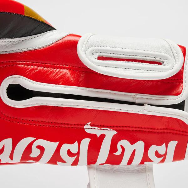Guantes de boxeo Leone1947 Thai Style piel rojo 12 oz 5/7