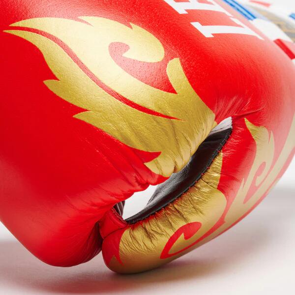 Guantes de boxeo Leone1947 Thai Style piel rojo 12 oz 6/7