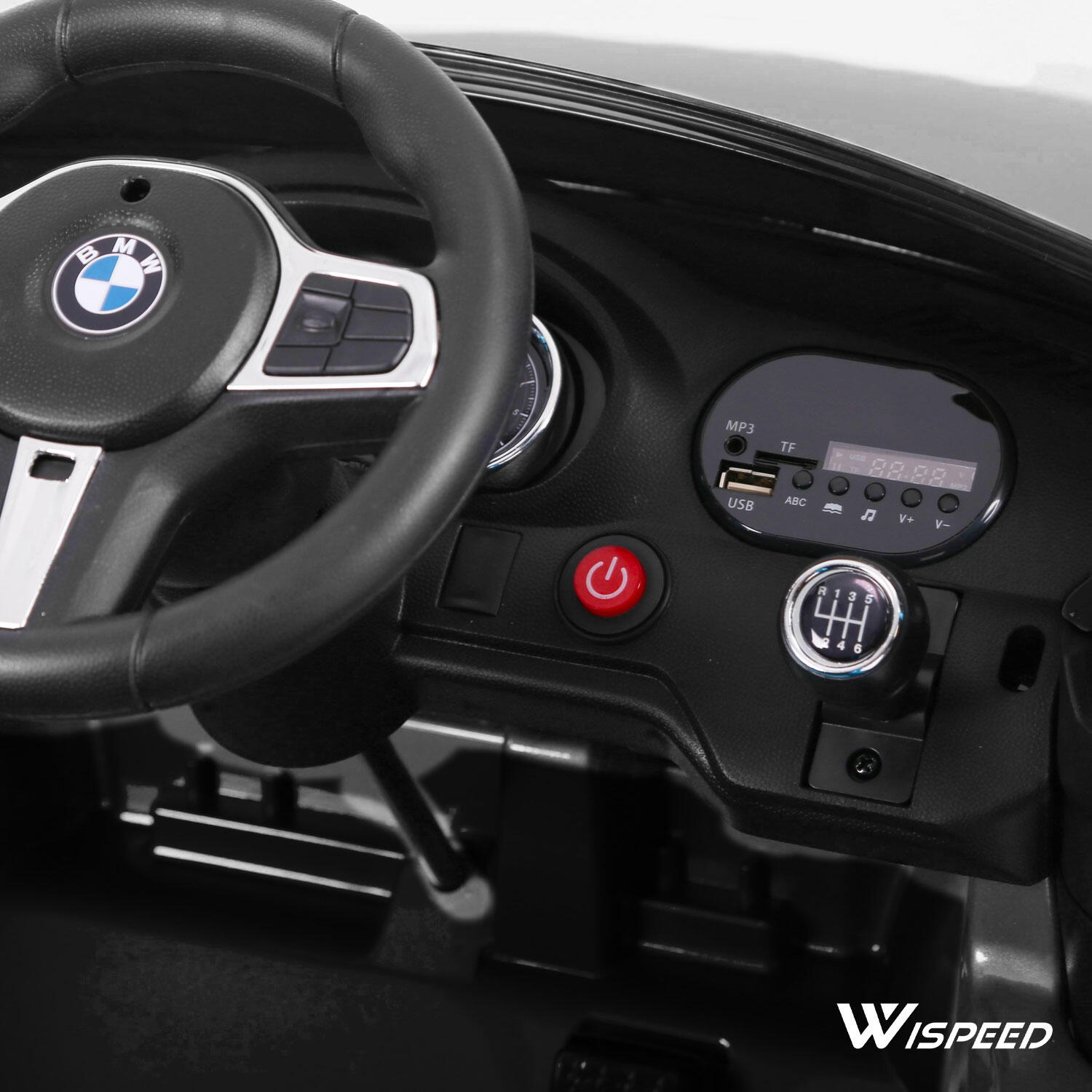 Carro para Crianças Wispeed BMW 6 GT - Preto 5/7