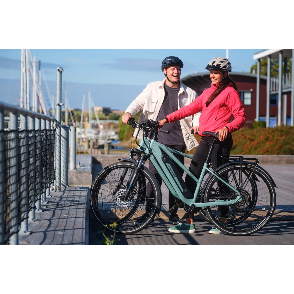 Refurbished FISCHER Trekking E-Bike VIATOR 2.1 ACTIVE - grn, RH 45 cm, 459  Wh | Decathlon