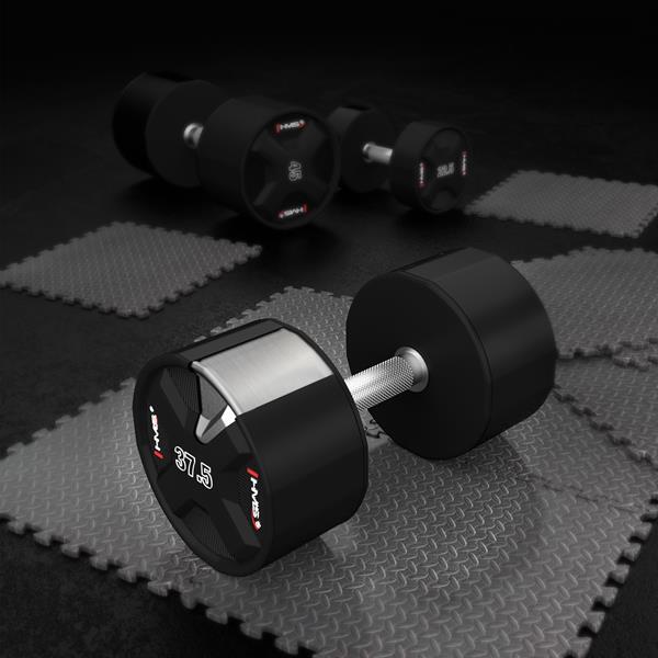 CPU POLYURETHAAN halterset 2 x 27,5 - 37,5 KG HPC SET - 325 KG HMS 7/7