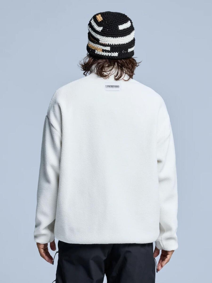 Veste Sherpa - Homme - Quatre Saisons - Blanc cassé 3/6