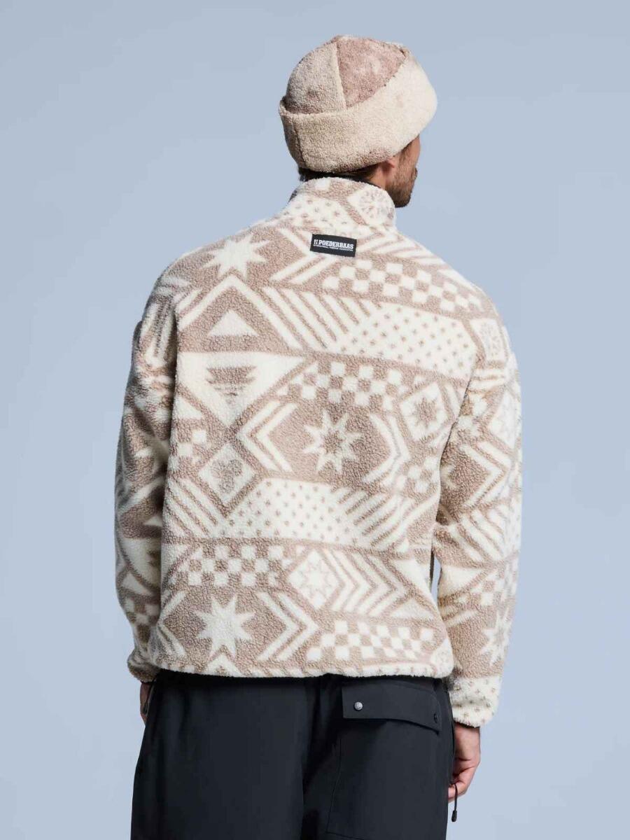Veste Sherpa - Homme - Quatre Saisons - Blanc Multi 3/7