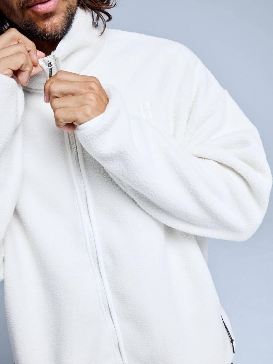 Veste Sherpa - Homme - Quatre Saisons - Blanc cassé 4/6