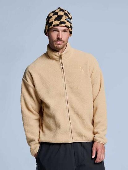 Sherpa-Jacke - Herren - Four Seasons - Off White