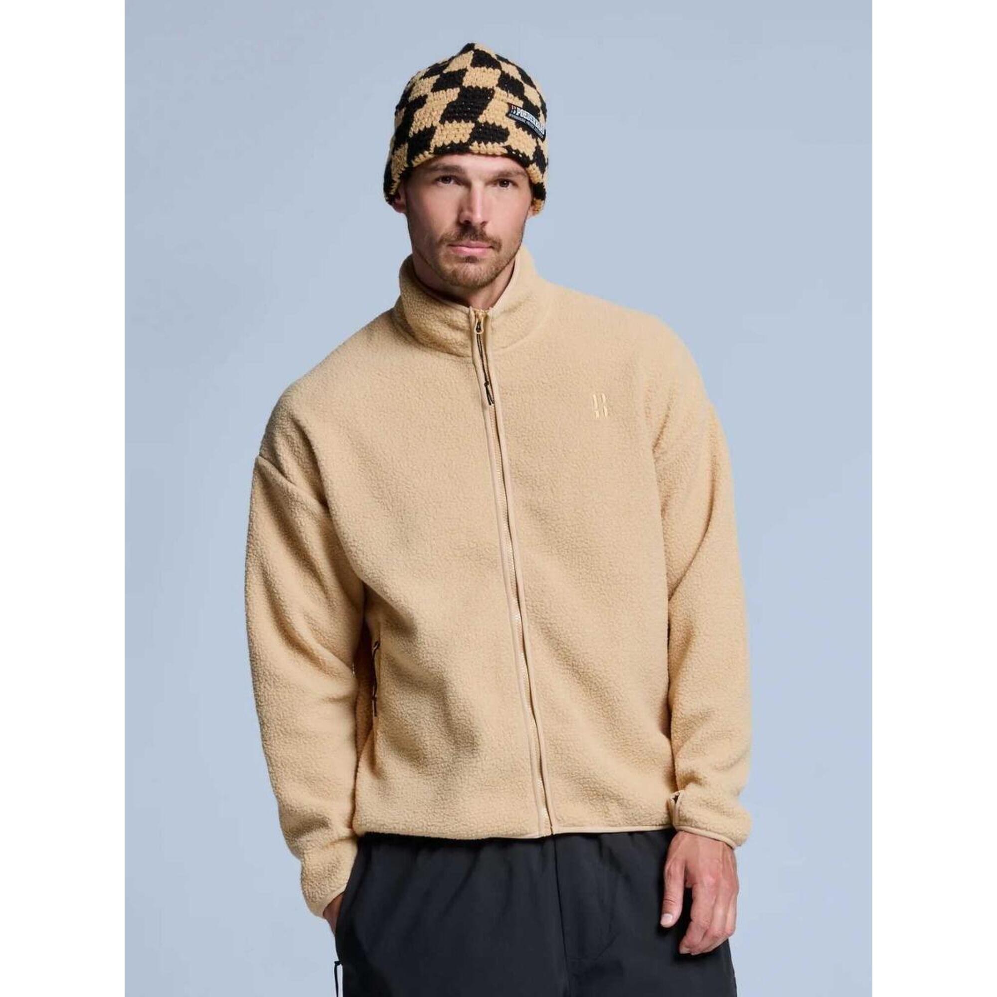 Poederbaas - Veste Sherpa - Homme - Quatre Saisons - Sable Chaud - Polaire - Beige - Decathlon