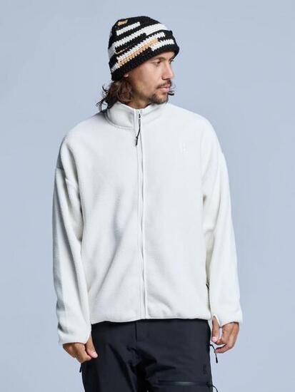 Sherpa-Jacke - Herren - Four Seasons - Off White