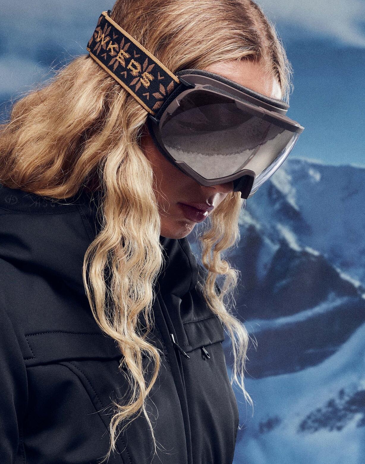 HAWKERS - Maschera da sci per uomo e donna FROSTIK BROWN EDELWEISS 6/7