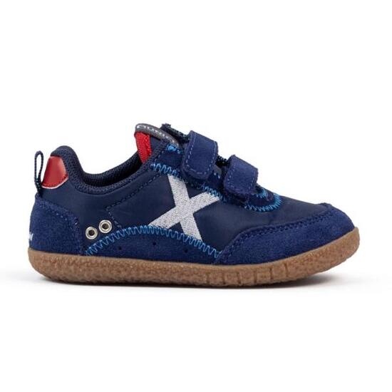 Zapatillas MUNICH Baby Koda 19 Barefoot Azul Niños