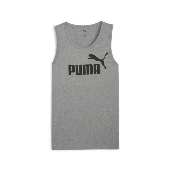 Puma Canotta Uomo Cotone Tank Top Sportivo Regular Fit Traspirante Grigio M