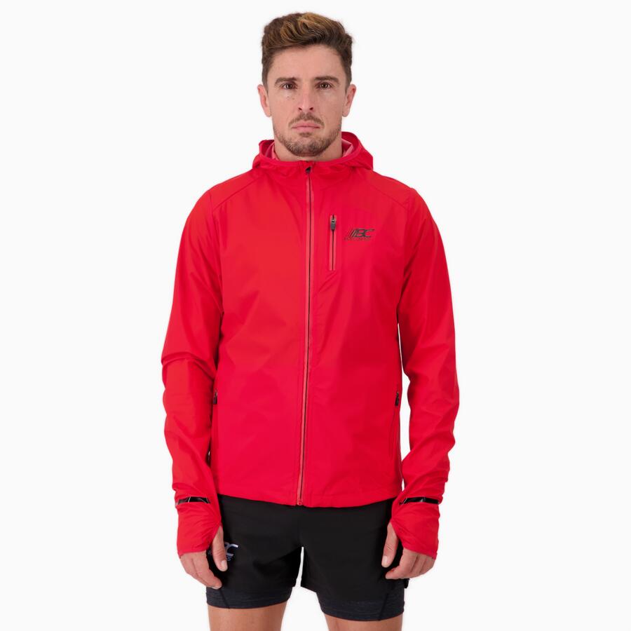 BODYCROSS Giacca a vento impermeabile Uomo Running MID-ULTRA WINDBREAKER