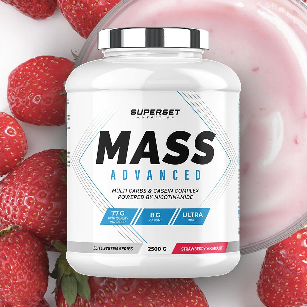Stijgers - Mass Advanced (2,5kg) - Aardbeien Yoghurt 2/7