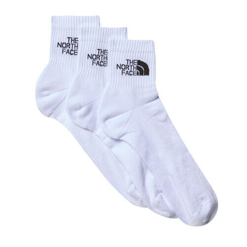 Chaussettes The North Face Modèle Mlsprt Sock Csh Qrtr 3 Couleur Blanc 5/5