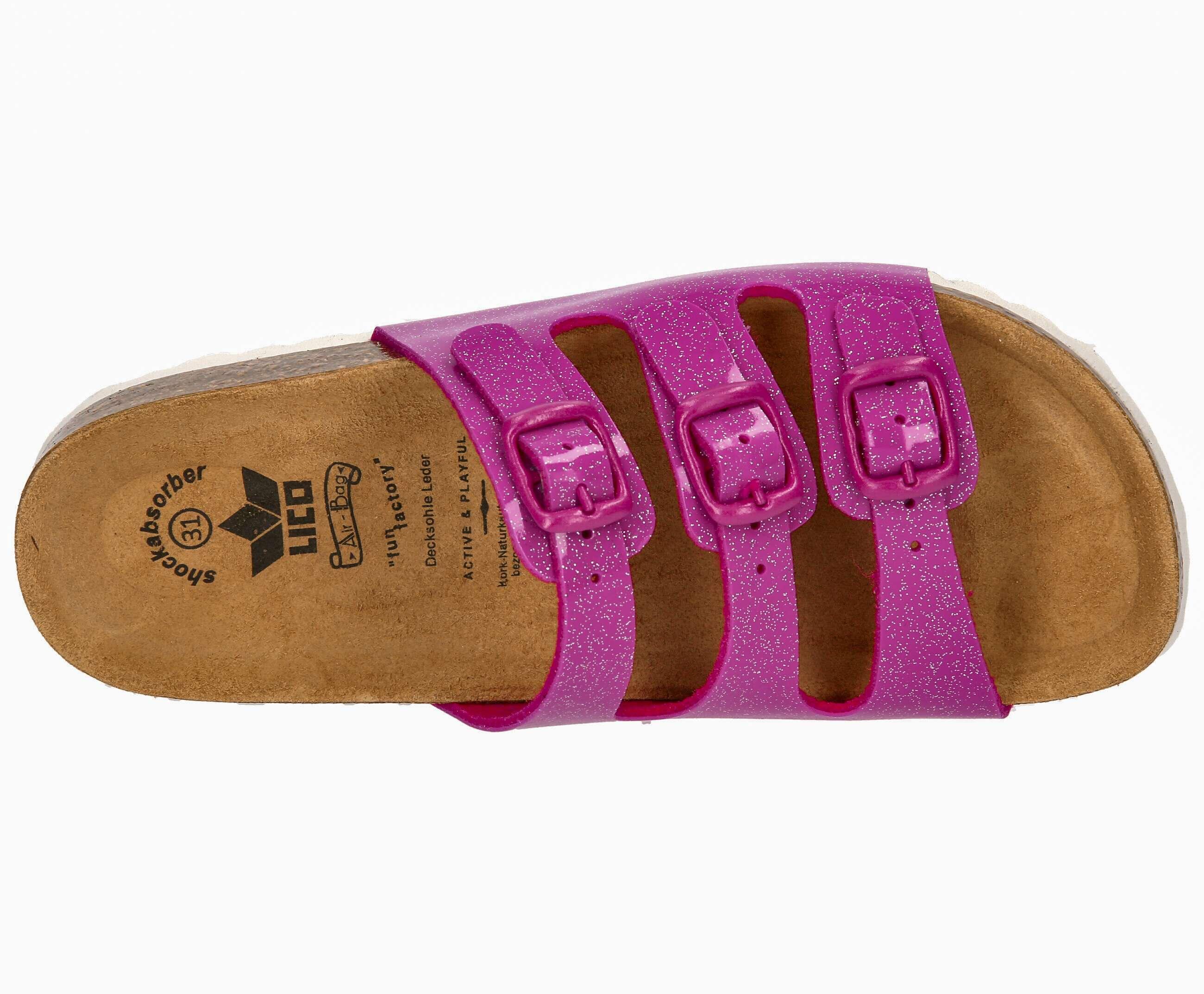 Mule Boucles Filles LICO Bioline Kids Glitter 5/6