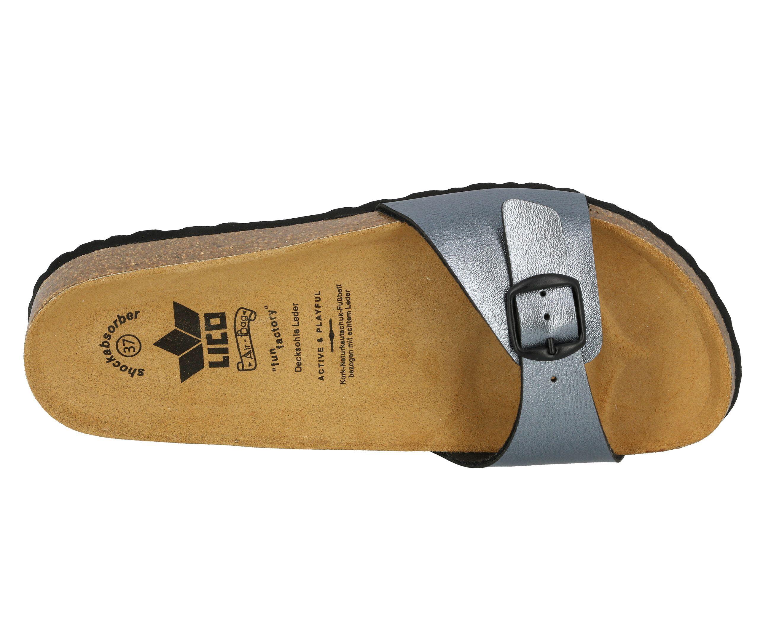 LICO Zapatos casuales Mules Lico Bioline antracita 5/7
