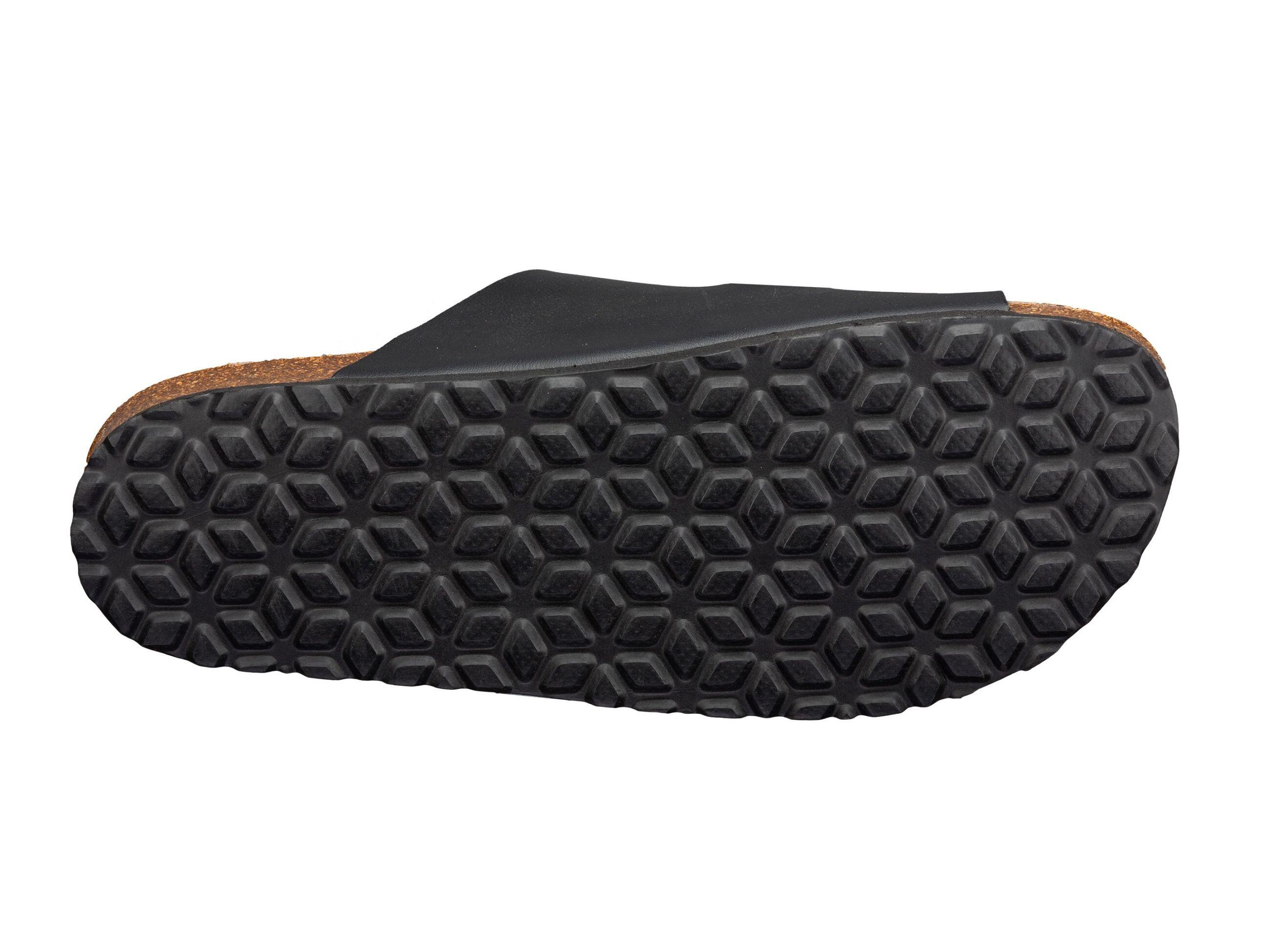 Mule - casual - uomo - regolabile con velcro - suola EVA ammortizzante - nero 6/6