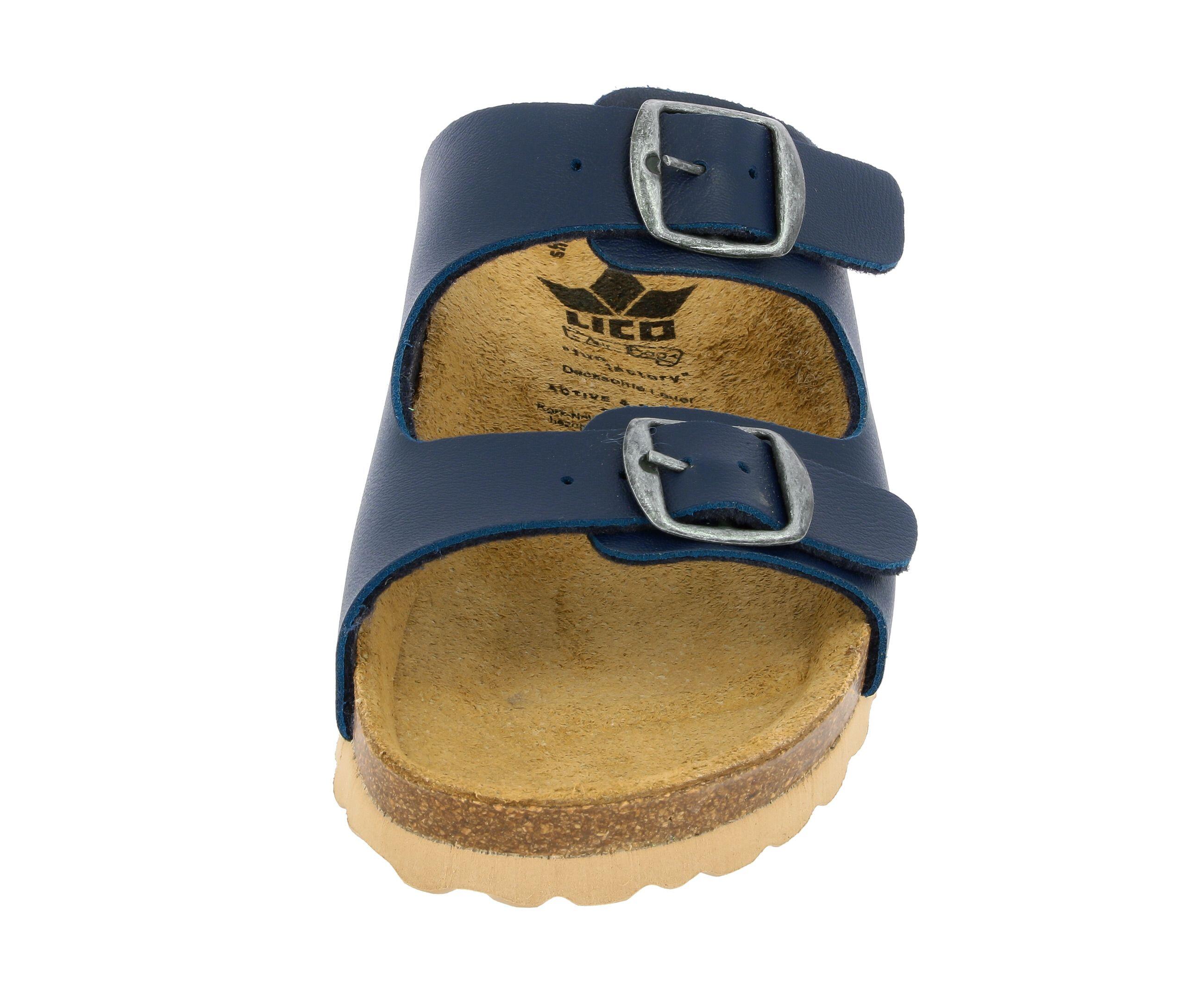 mule - loisir - enfants - 3 boucles réglables - confortable - dunkelblau 3/6