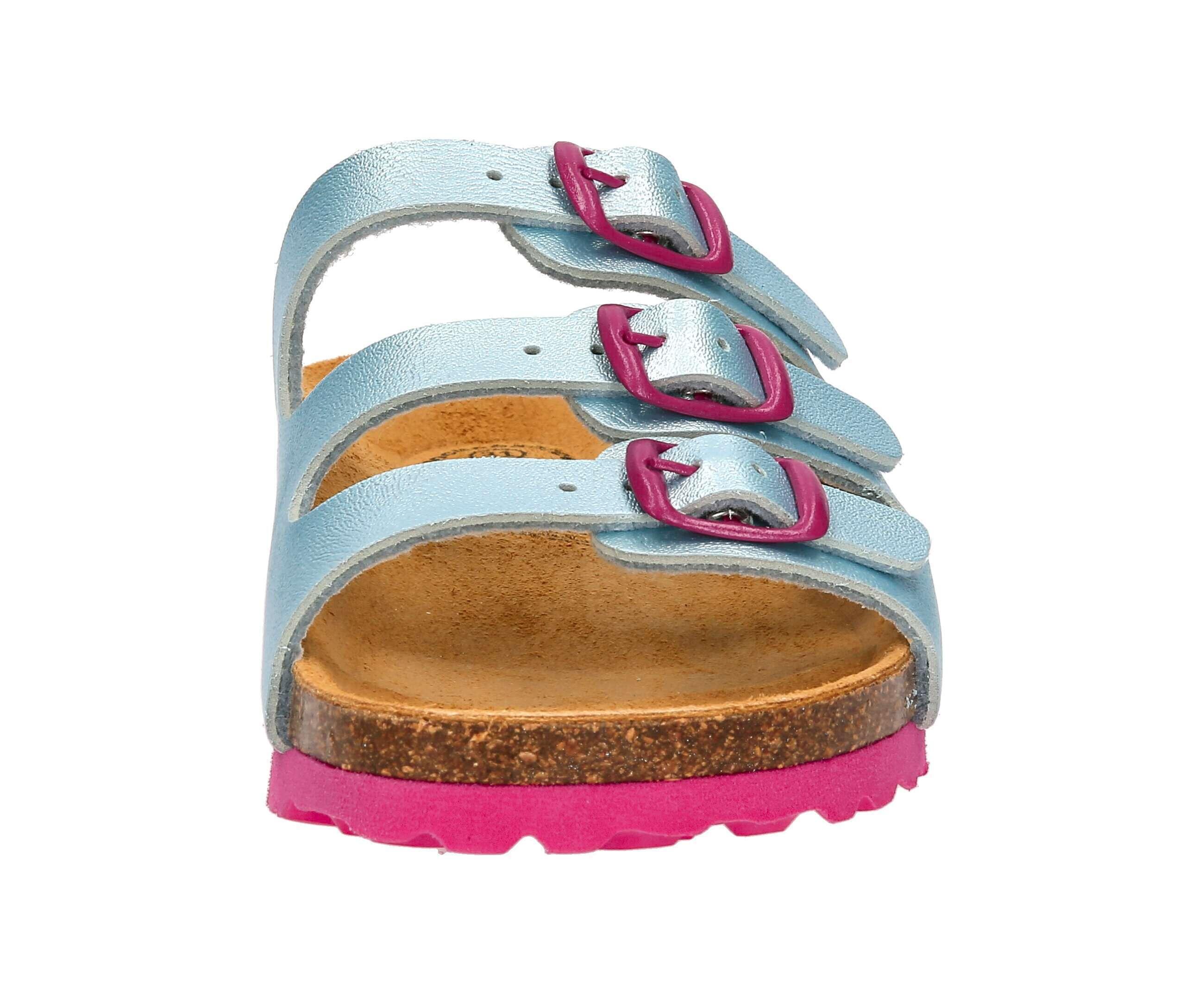 mule - loisir - filles - réglable, confortable - Bioline - turquoise 3/6