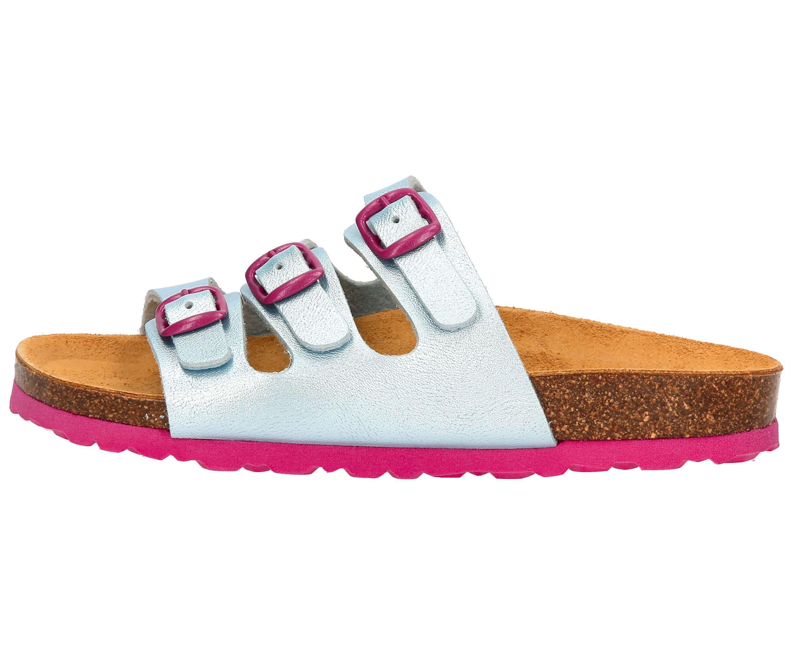 mule - loisir - filles - réglable, confortable - Bioline - turquoise 2/6