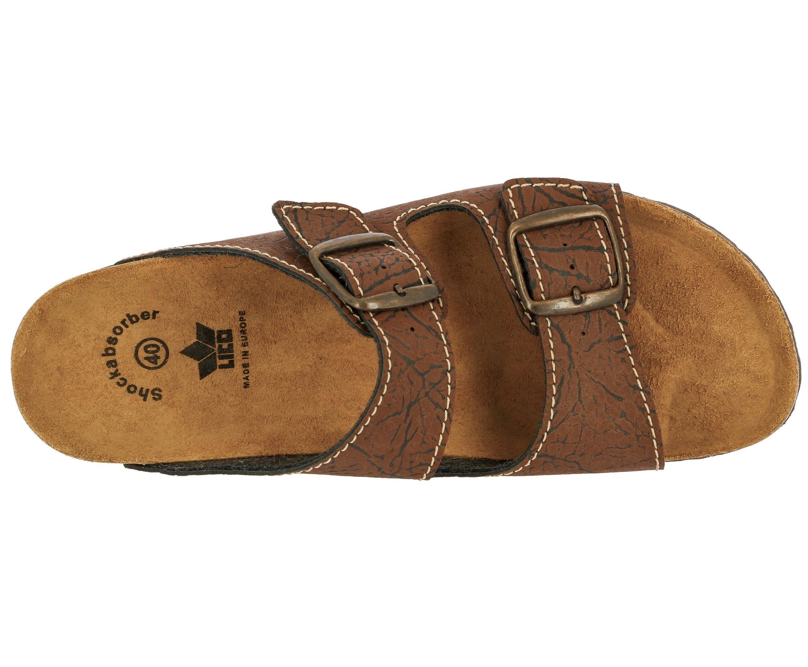 Mule Boucles Hommes LICO Natural Elefo 5/6