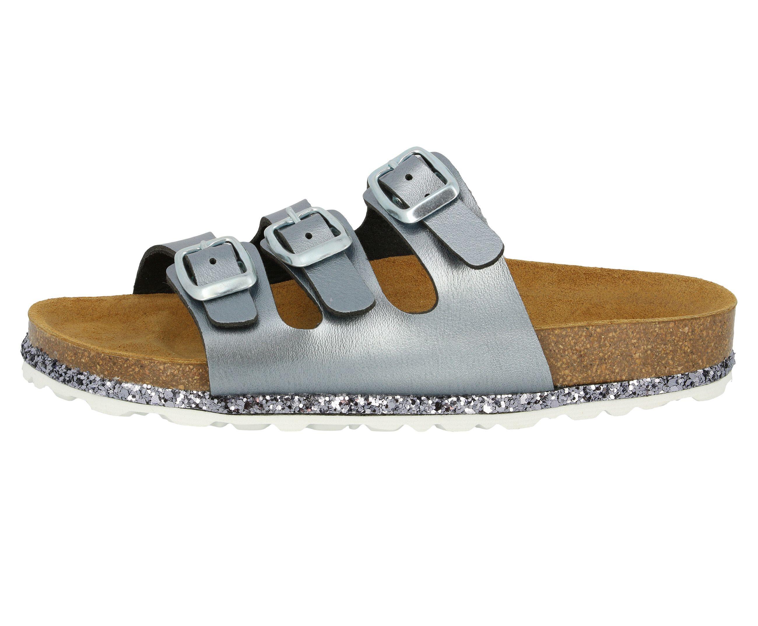 mule - détente - femme - synthétique, réglable, semelle amortissante - gris 2/6