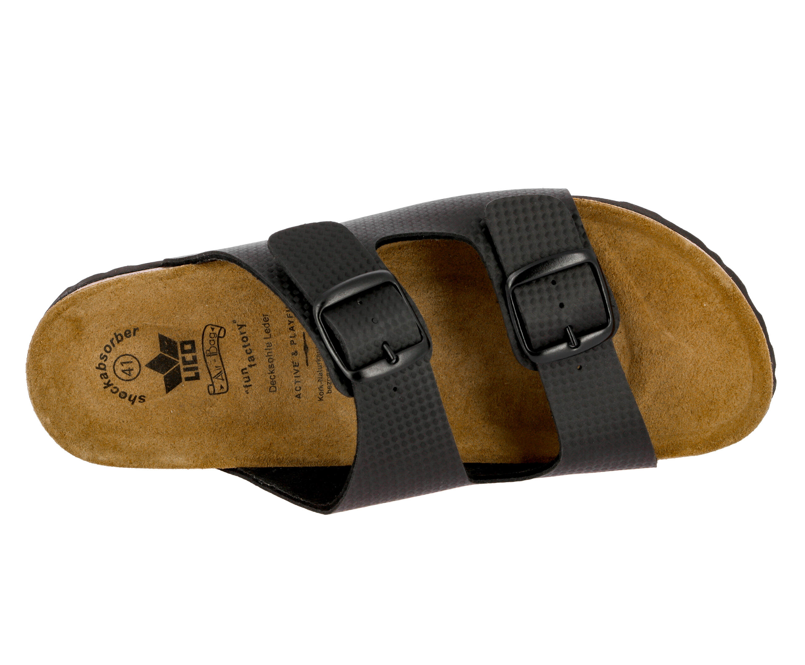 LICO Bioline Metal mules homme avec fermeture à boucles réglables 5/6