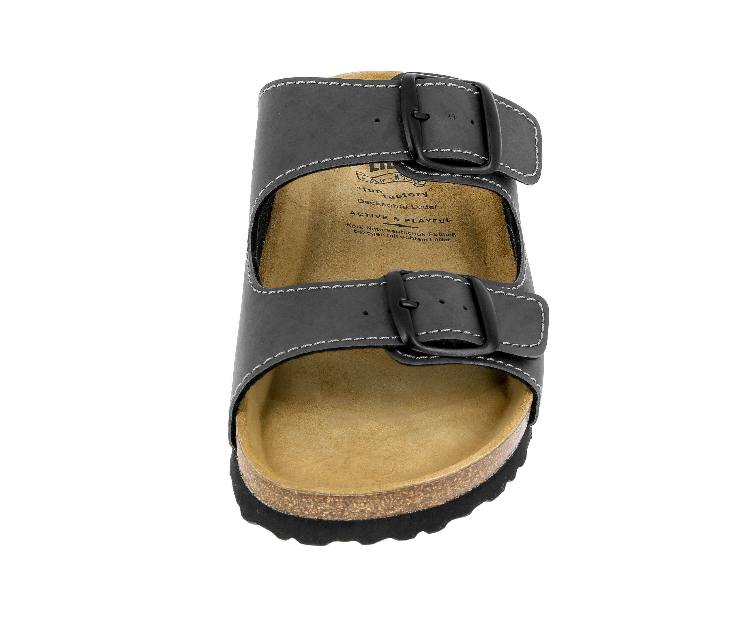 LICO Bioline Man Soft pantofole da uomo con fibbie regolabili 3/6