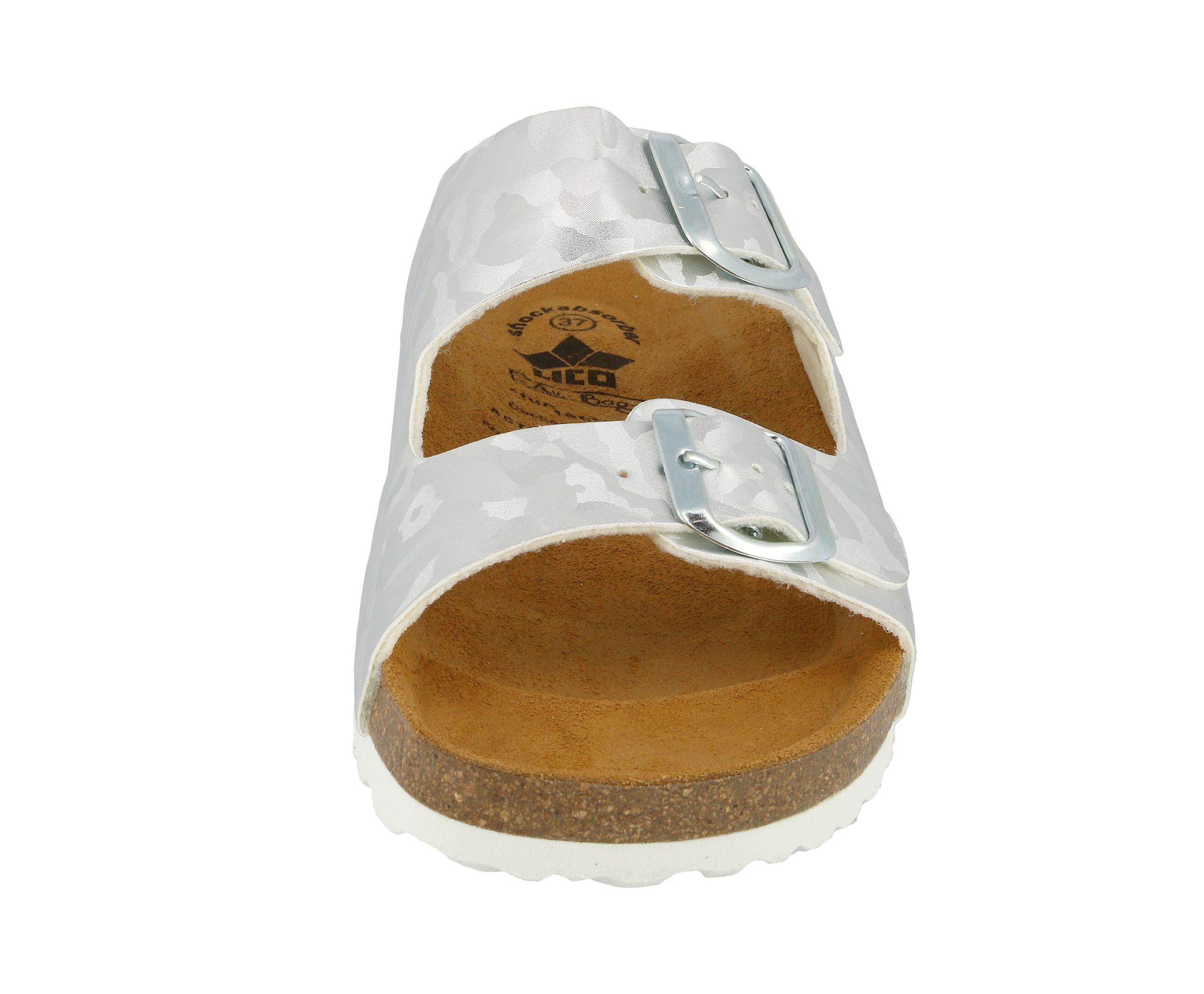 Mule Boucles Femmes LICO Bioline Platino 3/6