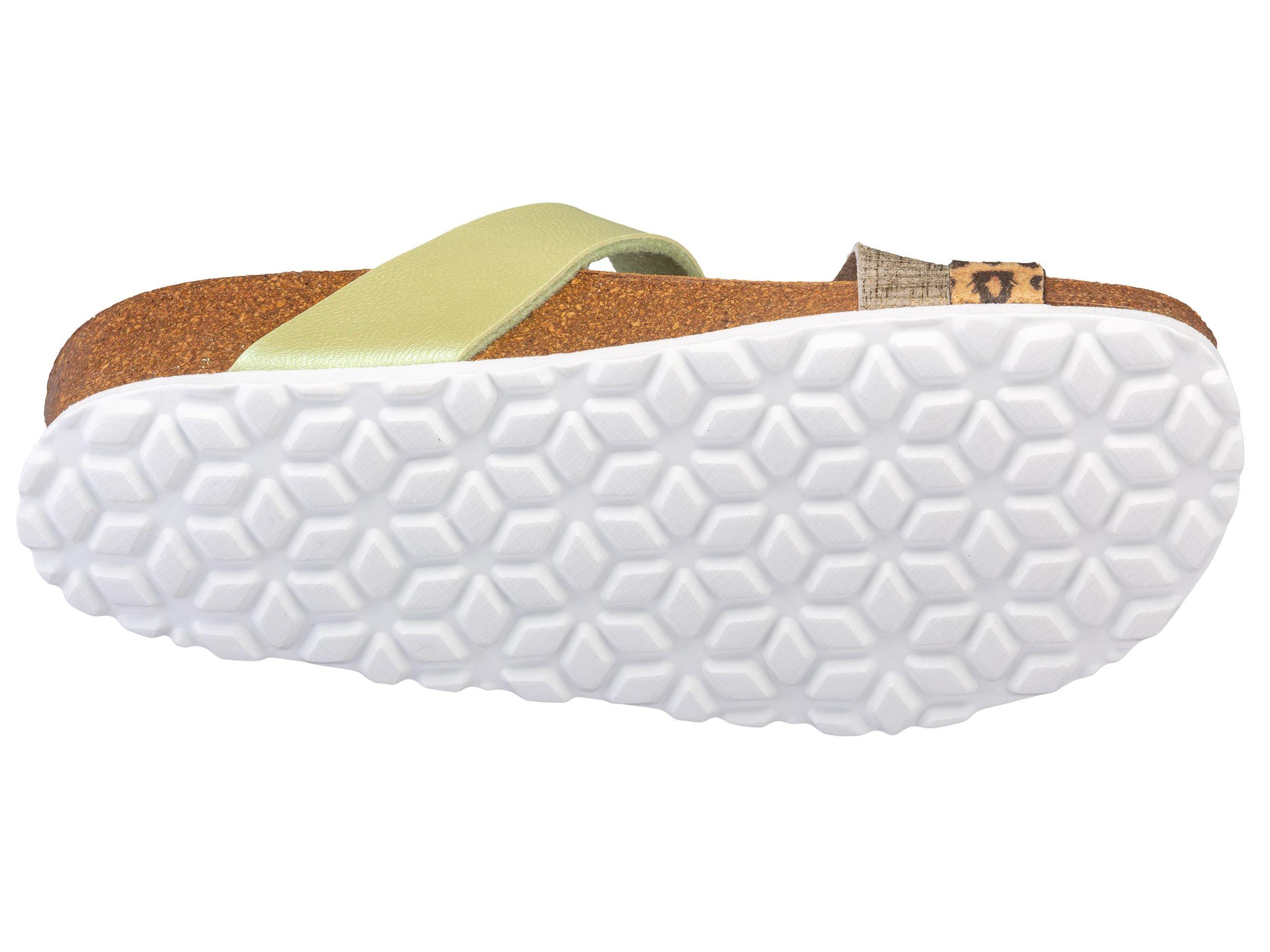 Pantolette Damen Schnallen LICO Natural Glitter 6/6
