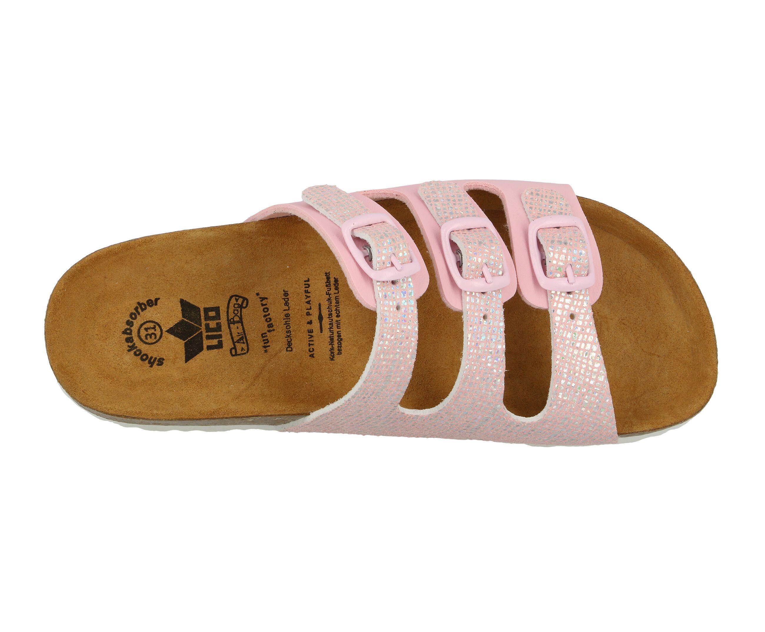 LICO Bioline Free Kids sandale enfant avec semelle liège/caoutchouc 5/6