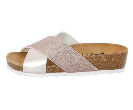 LICO Bioline Prime Pantolette Damen mit Lederdecksohle