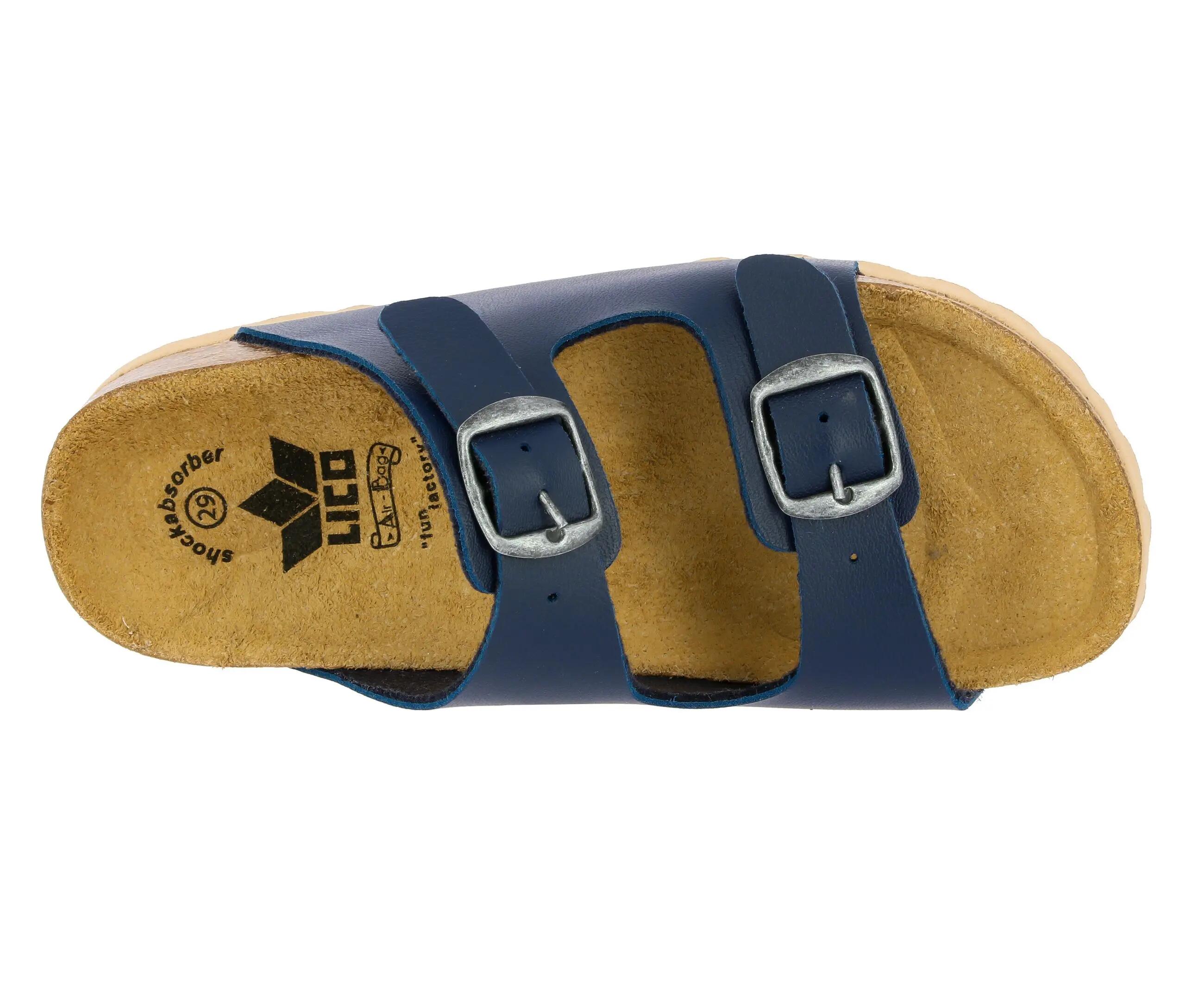 mule - loisir - enfants - 3 boucles réglables - confortable - dunkelblau 5/6