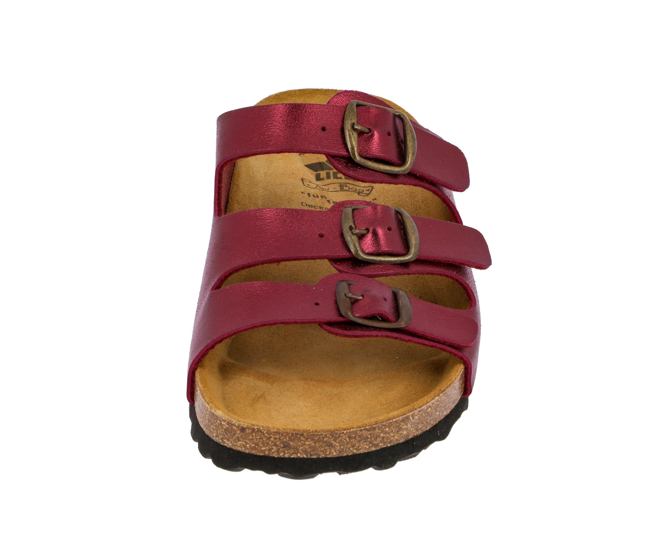 Pantolette Damen Schnallen LICO Bioline Lady Soft 3/6