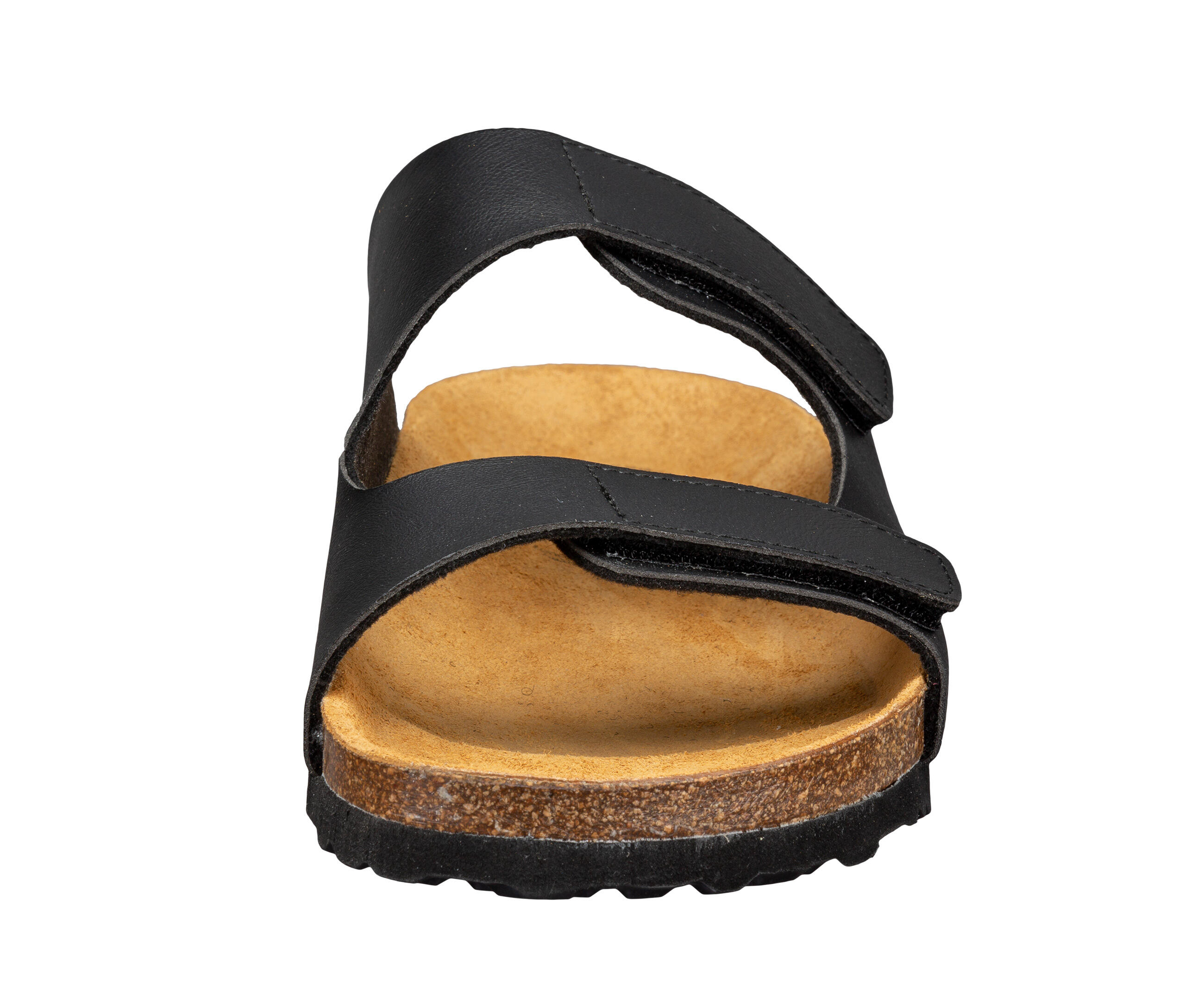 Mule - casual - uomo - regolabile con velcro - suola EVA ammortizzante - nero 3/6