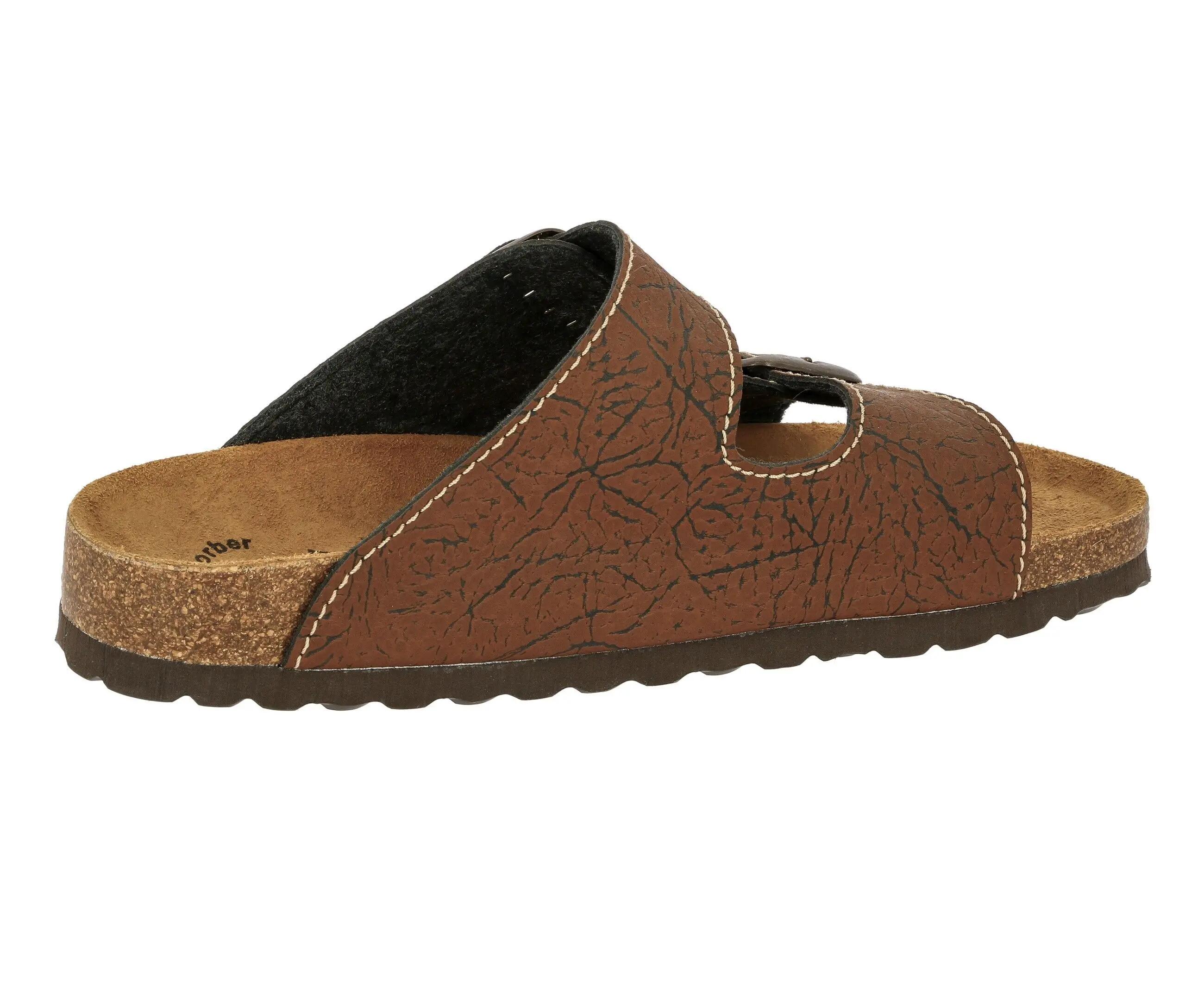 Natural Elefo mule homme avec lit de pied liège et semelle EVA 4/6